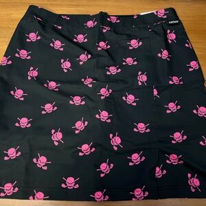 NWT Ladies Tattoo Golf Skort